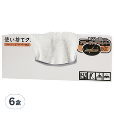 潔白便利抽取擦拭布 22 x 30cm, 20片, 6盒裝 - 乾濕兩用,居家清潔好幫手, 6盒
