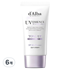 달바 워터풀 퍼플 톤업 선크림 SPF50+ PA++++, 50ml, 6개