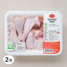 한강식품 무항생제 인증 닭볶음탕용 (냉장), 1kg, 2개