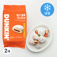 던킨 딸기 듬뿍 미니도넛 (냉동), 250g,