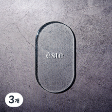 에스테 풋케어 글라스 발각질제거기, 3개