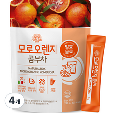 내추럴박스 모로오렌지 콤부차, 6g, 40개입, 4개