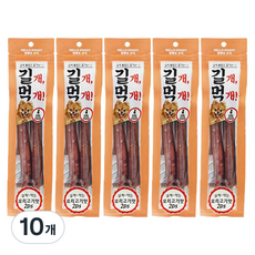 참좋은간식 길개먹개 강아지 간식 2p, 오리고기맛, 64g, 10개 - 오리울대