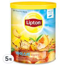 Lipton 立頓 冰茶粉 水蜜桃口味, 1.5kg, 1件, 5個