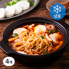 푸딩프렙 해물 쫄면 순두부용 키트 (냉동), 450g, 4개