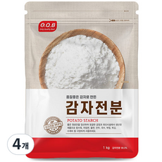 OQB 감자전분, 1kg, 4개