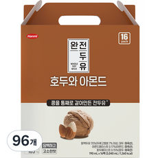 한미 완전두유 호두와 아몬드, 190ml, 96개