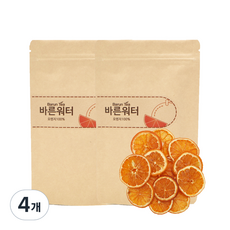 바른워터 건조 오렌지차 대용량, 20g, 4개