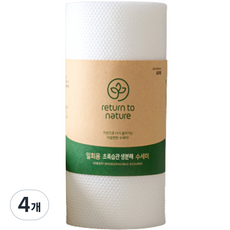 리턴투네이처 초록습관 생분해 일회용 수세미