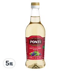 PONTI 白酒醋, 6%酸度, 500ml, 5瓶