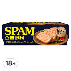 스팸 클래식, 200g, 18개