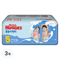 하기스 물놀이팬티 특대형 아동용 12p, 5단계, 36매