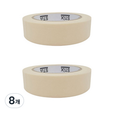 오공 마스킹테이프 25mm x 40m, 8개