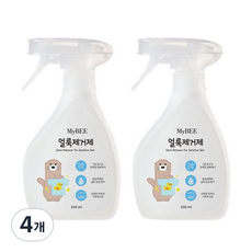 마이비 자연품은 아기 얼룩제거제 용기 330ml, 4개