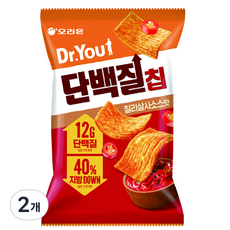 닥터유 오리온 단백질칩 칠리살사맛, 60g, 2개