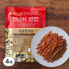 천년의반찬 마늘쫑무침, 300g, 4개