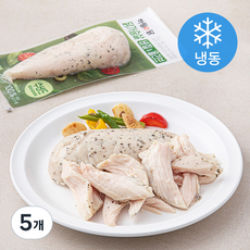 하림 하림이닭 닭가슴살 수비드 바질 & 올리브 (냉동), 115g, 1개입, 5개 115g, 5개