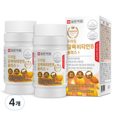 일양약품 프라임 활력 비타민B 플러스 48g, 60정, 4개