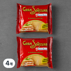 소레시나 그라나 파다노 6 슬라이스 치즈, 150g, 4개