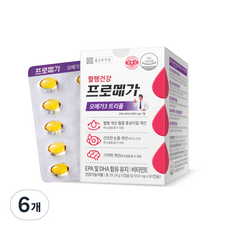 프로메가 오메가3 트리플 장용성 39.24g, 60정, 6개