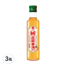 義美 100% 純芝麻香油, 250ml, 3瓶