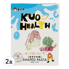 郭老師 純手工無添加寶寶蔬果字母麵 字母麵 (8個月以上) 150g x 2盒