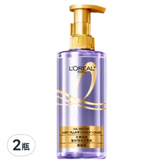 L'OREAL PARiS 巴黎萊雅玻尿酸水光豐盈護髮素 440mL- 蓬鬆保濕, 72小時持久空氣感, 2瓶