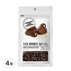 큐원 다크 컴파운드 칩스, 120g, 4개