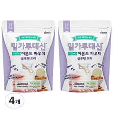 알티스트 바이오믹스테크 밀가루대신 글루텐프리 아몬드 파우더, 250g, 4개