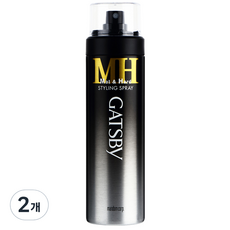 갸스비 매트 & 하드 스타일링 스프레이, 200ml, 2개