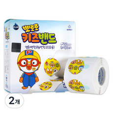 영케미칼 아동용 뽀로로 주사밴드 원형, 2개, 100개입