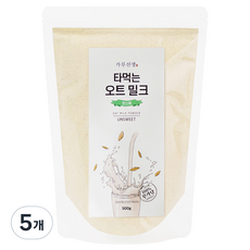 가루선생 타먹는 오트 밀크 언스윗, 500g, 5개