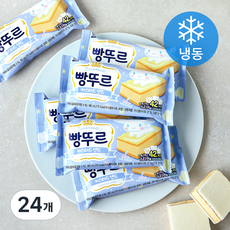 서주 빵뚜르 커스터드 샌드 아이스크림 (냉동), 180ml, 24개