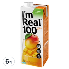 I'm Real 100芒果果汁, 730ml, 6個