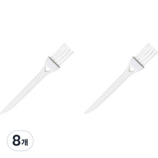 동그란주먹 면도기 틈새먼지 미니청소솔 브러시 화이트, 1개입, 8개