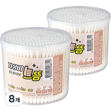 가성비으뜸 멸균 종이 미용면봉, 300개입, 8개