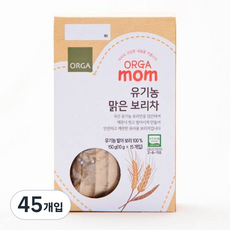 올가홀푸드 유기농 맑은 보리차, 보리, 10g, 45개입