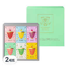 쌍계명차 프루트 허그 컬렉션 차 6종 x 3p 세트 + 쇼핑백, 2세트