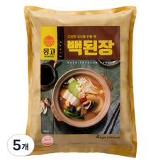 몽고식품 백된장 5개 4kg