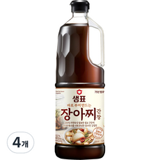 샘표 장아찌 간장, 1.7L, 4개