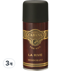 라리브 카바나 퍼퓸 데오드란트 MAN, 150ml, 3개
