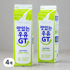 맛있는우유GT 깔끔한 저지방우유, 900ml, 4개