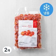 세븐푸드 터키산 토마토 플레인 하프컷 (냉동), 1kg, 2개