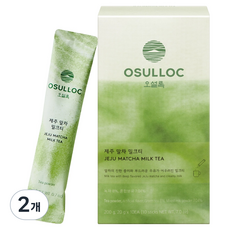 오설록 제주 말차 밀크티, 2개, 10개입, 20g