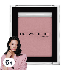 케이트 더 아이 컬러 아이섀도, M110 코코아, 6개