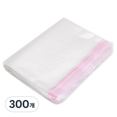 PE 폴리백 타공 비닐 봉투 투명, 300개
