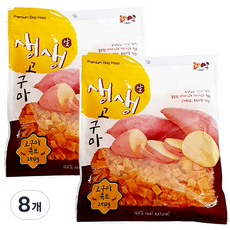 생생고구마 강아지 간식 큐브, 고구마맛, 8개