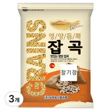 三元農産中國產進口糯小米, 1kg, 3個