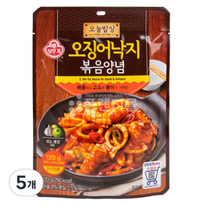 오늘밥상 오징어낙지 볶음양념, 120g, 5개