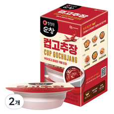 청정원 순창 컵고추장 6p, 300g, 2개